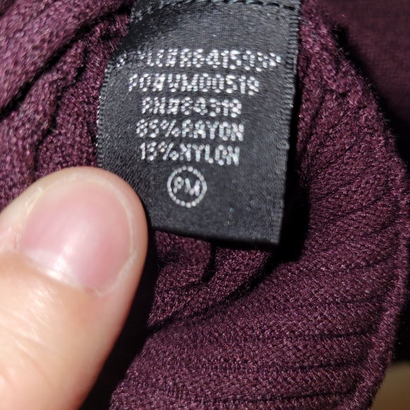 Cyrus Burgundy Ribbed Textured Sweater - Picture 12 of 15